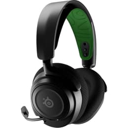 Steelseries Arctis 7X noise-Cancelling gaming wireless Headphones with microphone - Black/Green
