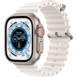 Apple Watch (Ultra) 2022 GPS 49 - Titanium Grey - Ocean band White