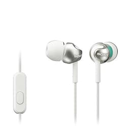 Sony MDR-EX110AP.CE7 Earphones - White/Silver