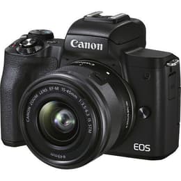 Instant EOS M50 Mark II - Black + Canon Zoom Lens EF-M 15-45mm f/3.5-6.3 IS STM f/3.5-6.3
