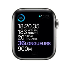Apple Watch (Series 6) 2020 GPS 40 - Aluminium Space Gray - Sport loop Grey