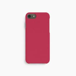 Case iPhone 6/7/8/SE - Natural material - Red