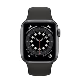 Apple Watch (Series 6) 2020 GPS + Cellular 40 - Aluminium Space Gray - Sport band Black