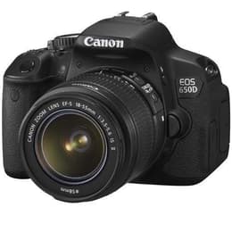 Reflex EOS 650D - Black + Canon Canon EF-S 18-55 mm f/3.5-5.6 IS II f/3.5-5.6