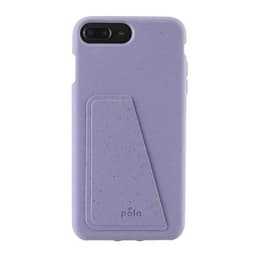 Case iPhone 6 Plus/6S Plus/7 Plus/8 Plus - Natural material - Lavender