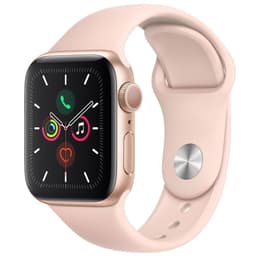 Apple Watch (Series 5) 2019 GPS + Cellular 40 - Aluminium Gold - Sport band Pink