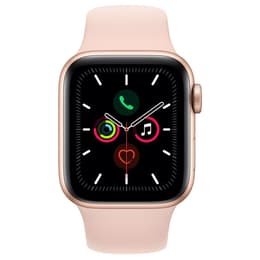 Apple Watch (Series 5) 2019 GPS + Cellular 40 - Aluminium Gold - Sport band Pink