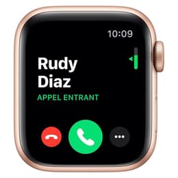 Apple Watch (Series 5) 2019 GPS + Cellular 40 - Aluminium Gold - Sport band Pink
