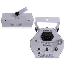 Lytor PACK DE 5 JEUX DE LUMIÈRES 2 PAR-MINI Ibiza + OVNI UFO 48 LEDS + 1 DERBY RGBW + 1 GOBO FLOWER Lighting