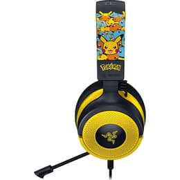 Razer Kraken V4 X Pokemon Edition noise-Cancelling gaming wired Headphones with microphone - Yellow