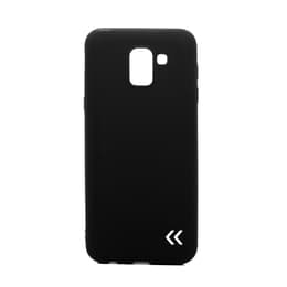 Case Galaxy J6 and protective screen - Plastic - Black