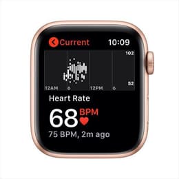 Apple Watch (Series SE) 2020 GPS + Cellular 44 - Aluminium Gold - Sport band Pink sand