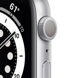 Apple Watch Series SE 1 (2020) GPS 44 mm - Aluminium Silver - Sport band Black