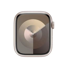Apple Watch Series 9 (2023) - (band not included) - GPS + Cellular 41 mm - Starlight Aluminium