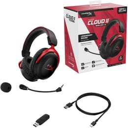 Hyperx Cloud II gaming wireless Headphones with microphone - Red/Black