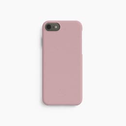 Case iPhone 6/7/8/SE - Natural material - Pink