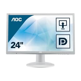 24-inch Aoc E2460PQ 1920 x 1080 LED Monitor White
