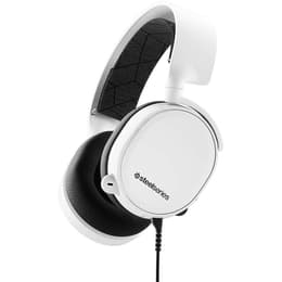 Steelseries Arctis 3 noise-Cancelling gaming wired Headphones with microphone - White