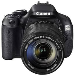 Reflex EOS 600D - Black + Canon Zoom Lens EF-S 18-135mm f/3.5-5.6 IS 18-135mm
