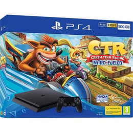 PlayStation 4 Slim 500GB - Black + Crash Team Racing: Nitro-Fueled