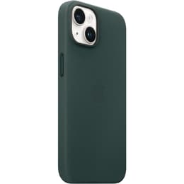Apple Leather case iPhone 14 Plus - Magsafe - Leather Green