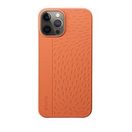 Case iPhone 12/12 Pro - Natural material - Orange