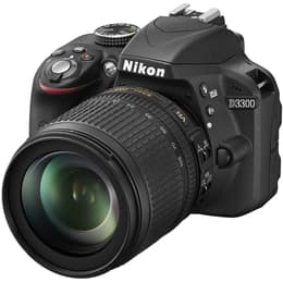 Reflex D3300 - Black + Nikon AF-S DX Nikkor 18-105mm F3.5-5.6G ED VR f/3.5-5.6