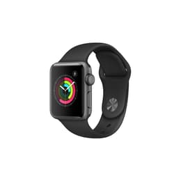 Apple Watch (Series 2) GPS 38 - Aluminium Grey - Sport loop Black