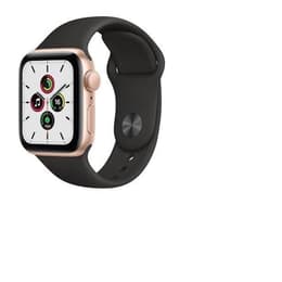 Apple Watch Series SE 1 (2020) GPS 40 mm - Aluminium Gold - Sport band Black