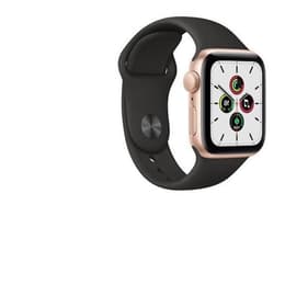 Apple Watch Series SE 1 (2020) GPS 40 mm - Aluminium Gold - Sport band Black