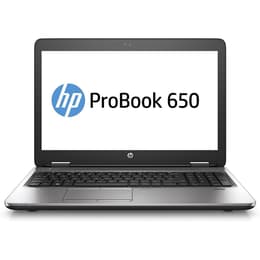 HP ProBook 650 G2 15-inch (2015) - Core i5-6300U - 16GB - SSD 256 GB + HDD 500 GB AZERTY - French