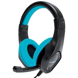 Amstrad AMS H888 gaming wired Headphones with microphone - Black/Blue