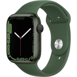 Apple Watch (Series 7) 2021 GPS + Cellular 45 - Aluminium Green - Sport band Green