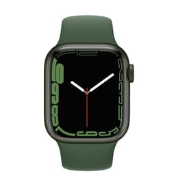 Apple Watch (Series 7) 2021 GPS + Cellular 45 - Aluminium Green - Sport band Green