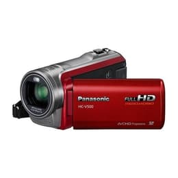 Panasonic HC-V500 Camcorder - Red