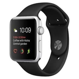 Apple Watch (Series 3) 2017 GPS 42 - Aluminium Silver - Sport band Black
