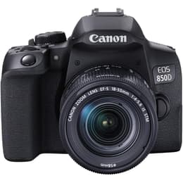 Reflex EOS 850D - Black + Canon Canon Zoom Lens EF-S 18-55mm F/4-5.6 IS STM f/4-5.6