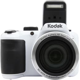 PixPro AZ365 - White + Kodak PixPro Aspheric HD Zoom Lens 24-864mm f/3.0-6.6 f/3.0-6.6