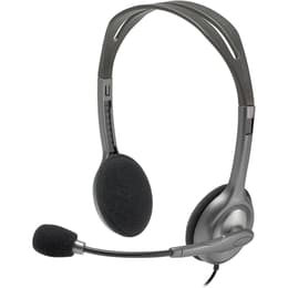 Logitech H111 wired Headphones with microphone - Grey