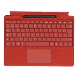 Microsoft Keyboard QWERTY Spanish Wireless Backlit Keyboard Surface Pro X / 8 / 9 Signature Keyboard + Slim Pen