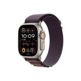 Apple Watch Ultra 3 (2025) GPS + Cellular 49 mm - Titanium Black - Alpine loop Blue