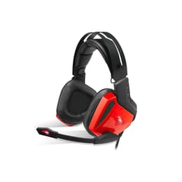 Spirit Of Gamer XPERT-H100 Red Edition gaming wired Headphones with microphone - Black/Red