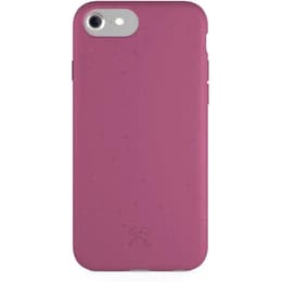 Case iPhone SE - Natural material - Pink