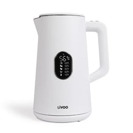 Livoo Bouilloire digitale White 1.5L - Electric kettle
