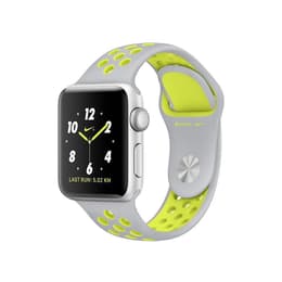 Apple Watch (Series 2) 38 - Aluminium Space Gray - Sport Nike Grey/Jaune