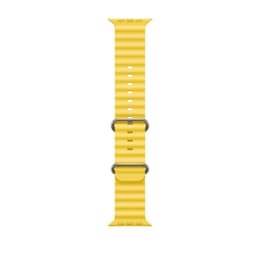 Apple Watch Ultra (2022) GPS + Cellular 49 mm - Titanium Natural Titanium - Ocean band Yellow
