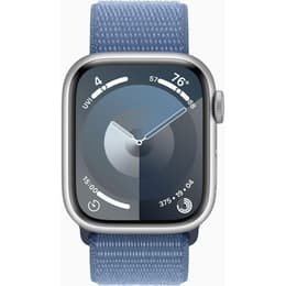 Apple Watch Series 9 (2023) GPS 41 mm - Aluminium Silver - Sport loop Blue