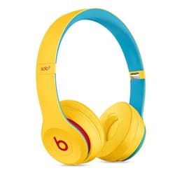 Beats By Dr. Dre Solo 3 noise-Cancelling wired + wireless Headphones with microphone - Yellow/Blue