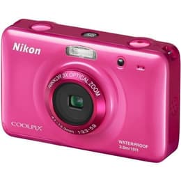 Compact CoolPix S30 - Pink + Nikon Nikkor 3X Optical Zoom Lens 4.1-12.3mm f/3.3-5.9 f/3.3-5.9