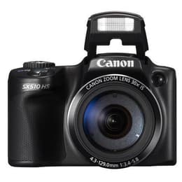 Compact PowerShot SX510 HS - Black + Canon Canon Zoom Lens 24-720 mm f/3.4-5.8 f/3.4-5.8